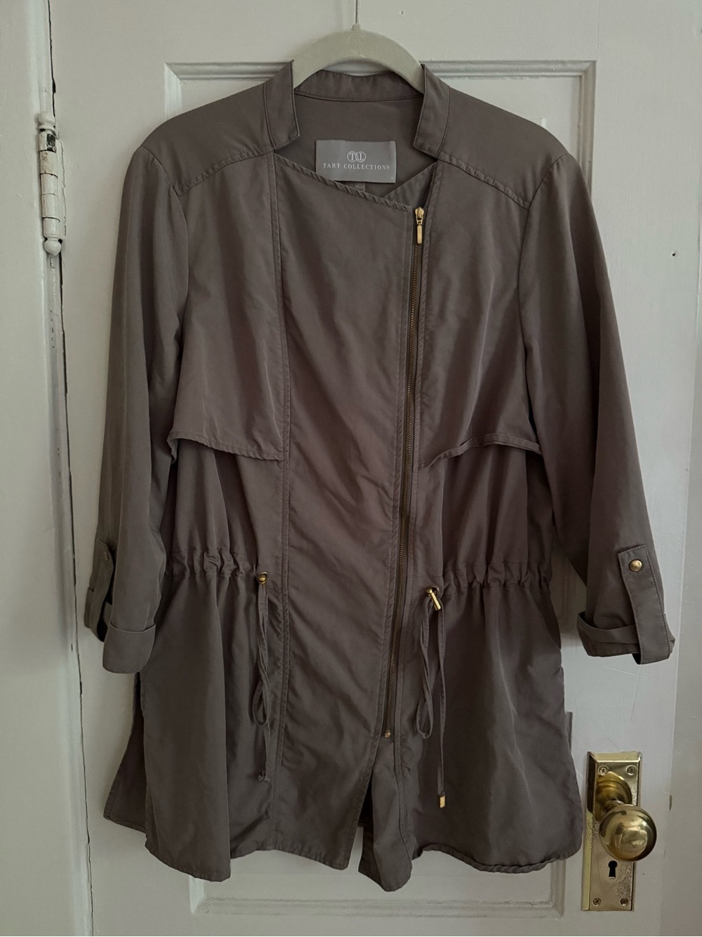 Tart Collections Taupe Utility Anorak Jacket